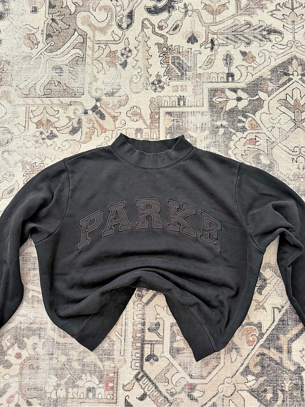 PARKE Halloween Mockneck Sweatshirt Black